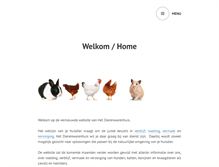 Tablet Screenshot of hetdierenwarenhuis.nl